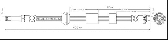Brake Hose (VBH1159)