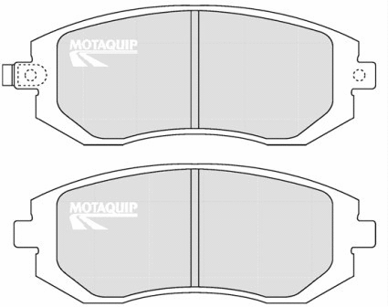 Brake Pad Set, disc brake (LVXL1233)