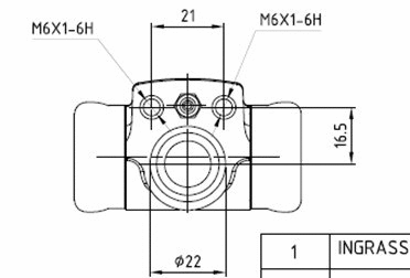 Wheel Brake Cylinder (VWC817)