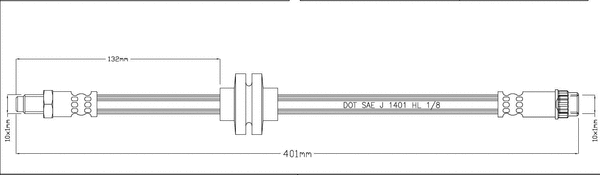 Brake Hose (LVBH1551)