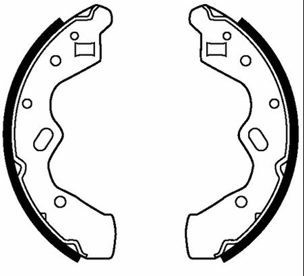 Brake Shoe Set (VBS706)