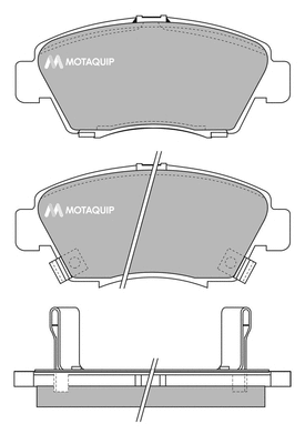 Brake Pad Set, disc brake (LVXL874)