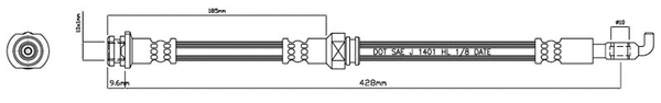 Brake Hose (VBH755)