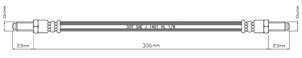 Brake Hose (VBH232)