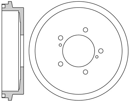Brake Drum (VBE698)