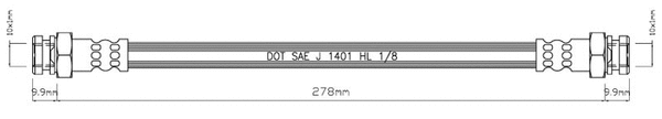 Brake Hose (VBH619)
