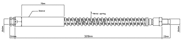 Brake Hose (VBH658)