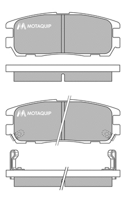 Brake Pad Set, disc brake (LVXL786)