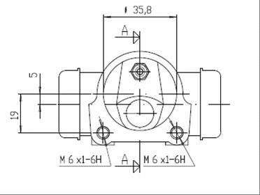 Wheel Brake Cylinder (VWC754)