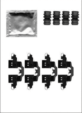 Accessory Kit, disc brake pad (LVMK1111)