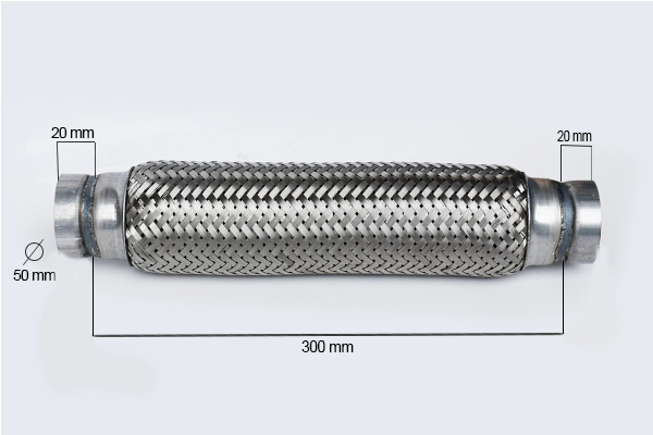 Flexible Pipe, exhaust system (33747)