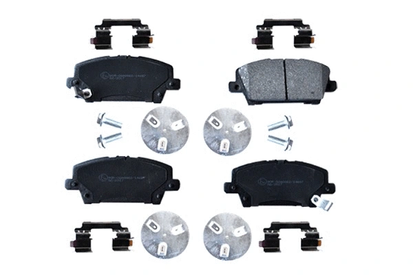 Brake Pad Set, disc brake (55388)