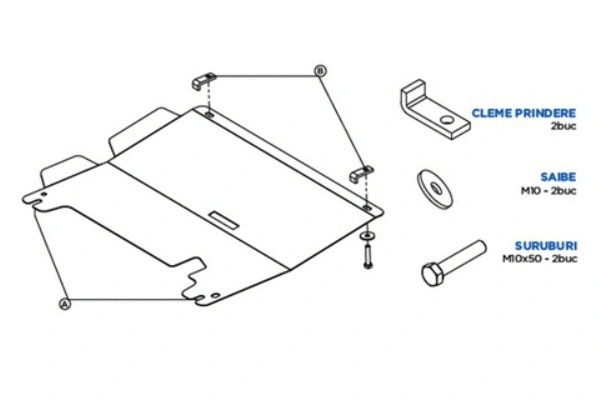 Engine Guard/Skid Plate (62230)