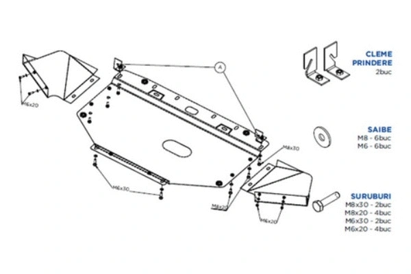 Engine Guard/Skid Plate (62221)