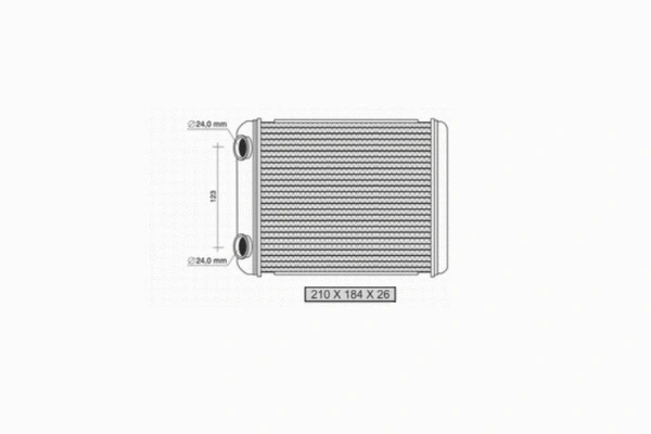 Heat Exchanger, interior heating (34896)