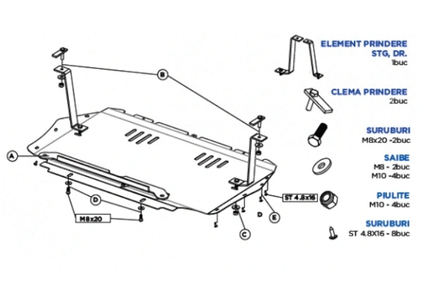 Engine Guard/Skid Plate (67667)