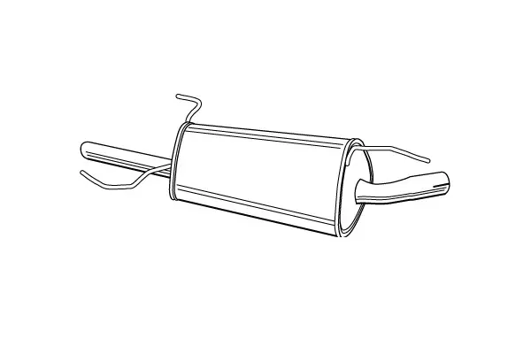 Rear Muffler (28064)