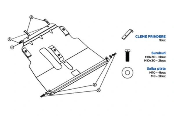 Engine Guard/Skid Plate (62330)
