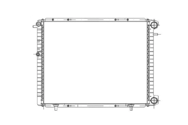 Radiator, engine cooling (34882)