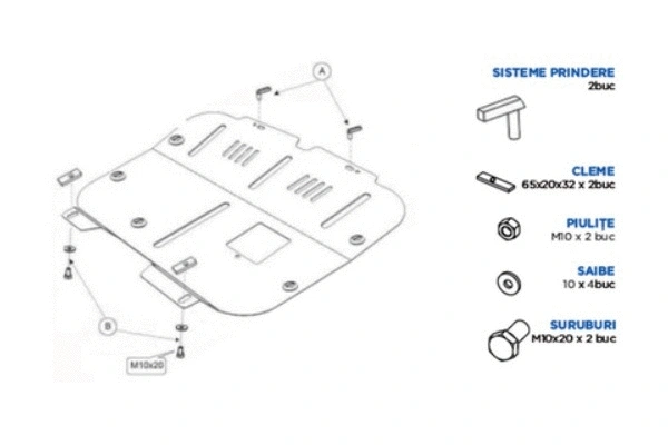 Engine Guard/Skid Plate (62440)