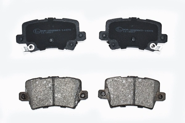 Brake Pad Set, disc brake (74258)