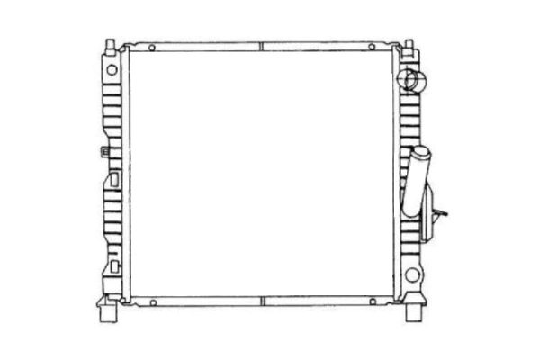 Radiator, engine cooling (34889)