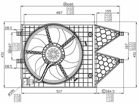 Fan, engine cooling
