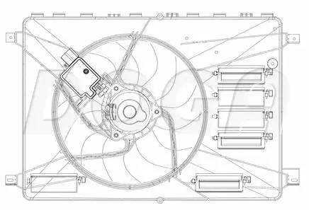Fan, engine cooling (EFO074)