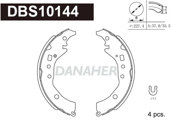 Brake Shoe Set (DBS10144)