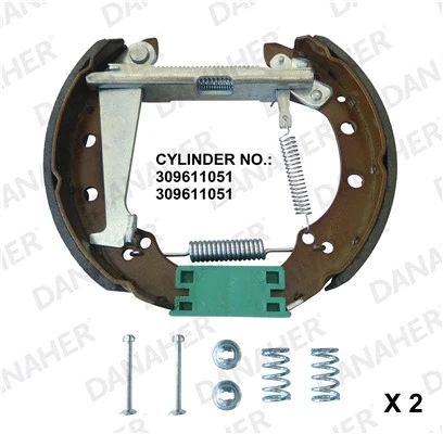 Brake Shoe Set (210.00.10127)