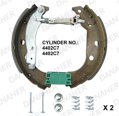 Brake Shoe Set (210.01.10727A)