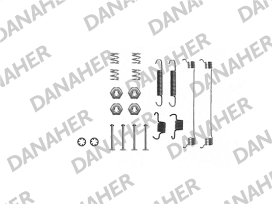 Accessory Kit, brake shoes (7651)