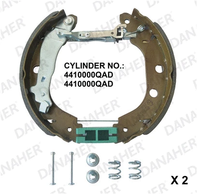 Brake Shoe Set (210.00.10289)