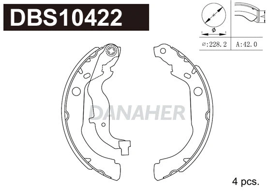 Brake Shoe Set (DBS10422)