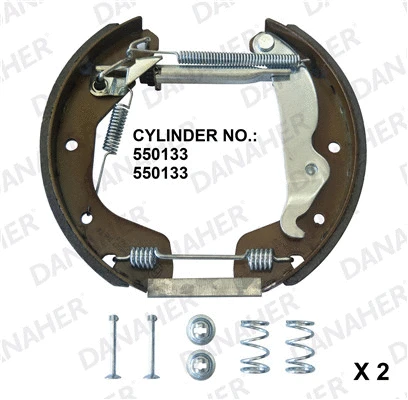 Brake Shoe Set (210.01.10134)