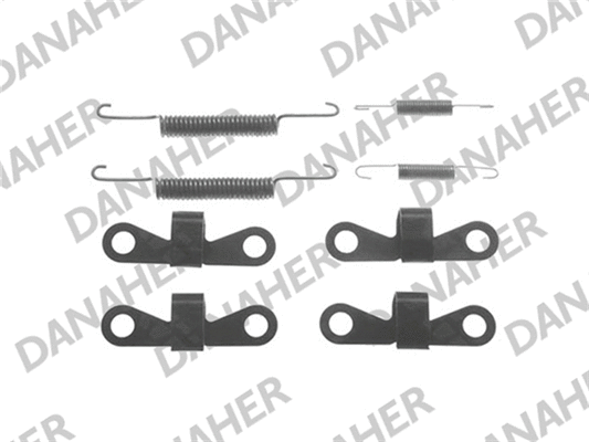Accessory Kit, parking brake shoes (7869)