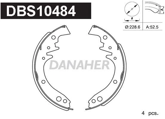Brake Shoe Set (DBS10484)