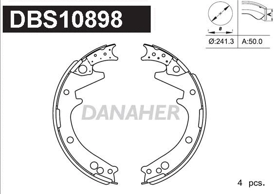 Brake Shoe Set (DBS10898)