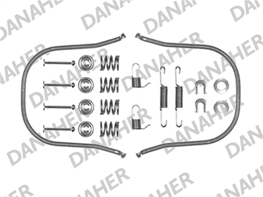 Accessory Kit, brake shoes (7634)