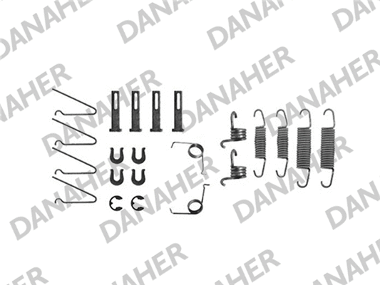 Accessory Kit, brake shoes (7703)