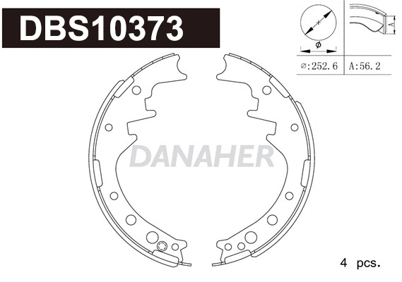 Brake Shoe Set (DBS10373)