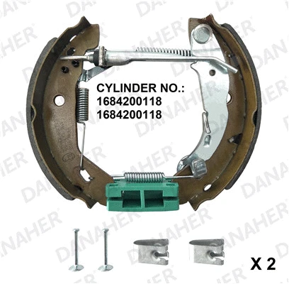 Brake Shoe Set (210.00.10396)