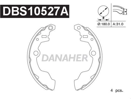 Brake Shoe Set (DBS10527A)