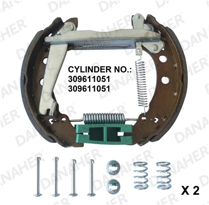 Brake Shoe Set (210.00.10264)