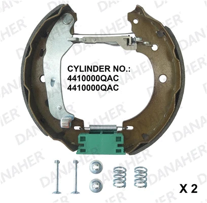 Brake Shoe Set (210.00.10325)