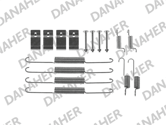 Accessory Kit, brake shoes (7664)
