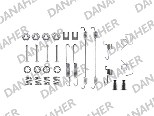 Accessory Kit, brake shoes (7617)