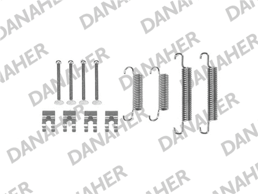 Accessory Kit, parking brake shoes (7839)