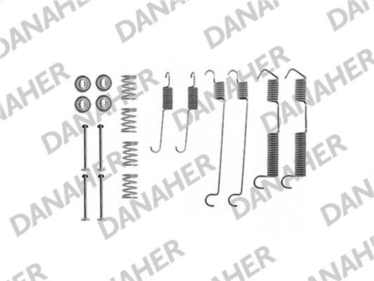 Accessory Kit, brake shoes (7646)
