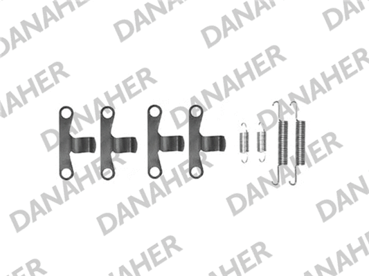 Accessory Kit, parking brake shoes (7594)
